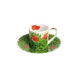 Prati Italiani, Tazza espresso con piatto - Taitu 2