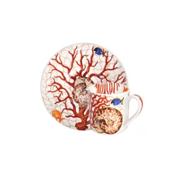 Mare, Tazza espresso con piatto - Taitu