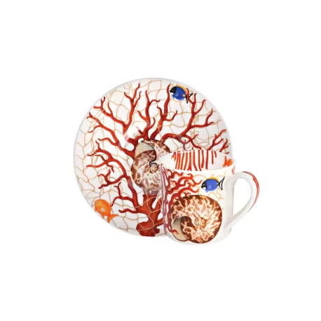 Mare, Tazza espresso con piatto - Taitu