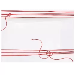 Fil Rouge Nodi, Piatto portata rettangolare - Taitu