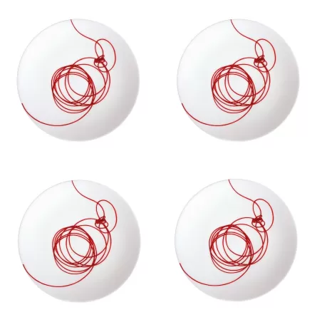 Fil Rouge Nodi, Piatto frutta 4 pezzi - Taitu