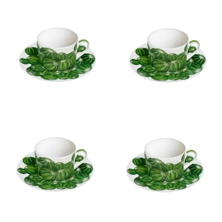 Cactus, Tazza Te con piatto 4 pezzi - Taitu