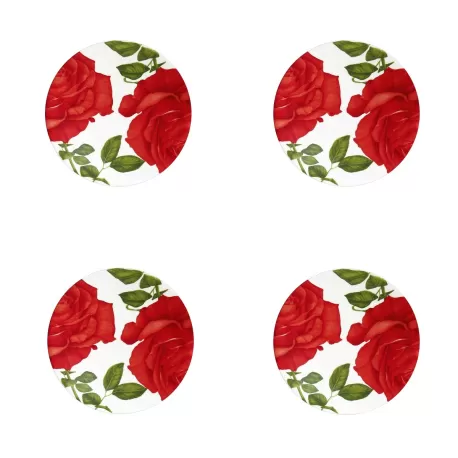 Red, Rose - Piatto frutta 4 pezzi - Taitu