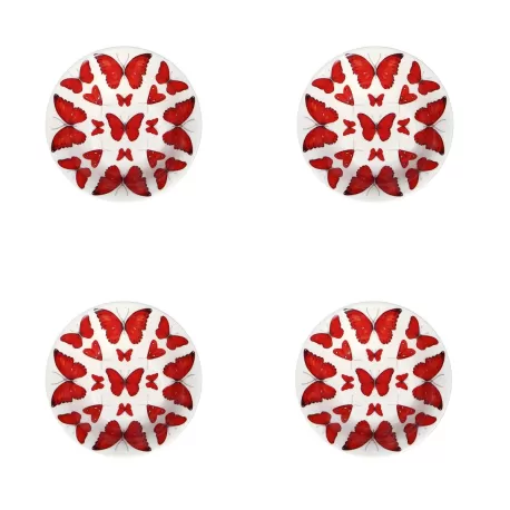Red, Butterfly - Ciotola piccola 4 pezzi - Taitu