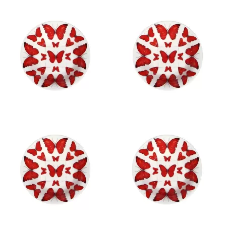 Red, Butterfly - Ciotola piccola 4 pezzi - Taitu