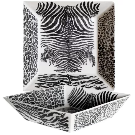 Wild Spirit, Texture - Ciotola quadrata grande - Taitu