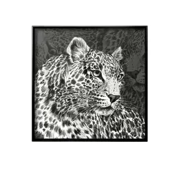 Wild Spirit, Leopardo - Vassoio quadrato - Taitu 2