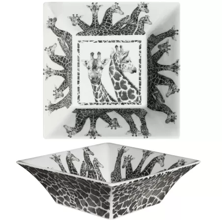 Wild Spirit, Giraffa - Ciotola quadrata media - Taitu