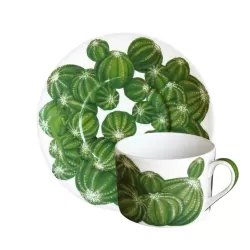 Cactus, Tazza Te con piatto - Taitu 2