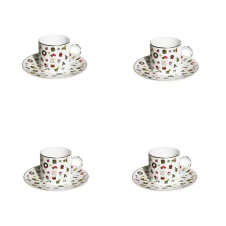 Noel Oro, Tazza espresso con piatto 4 pezzi - Taitu