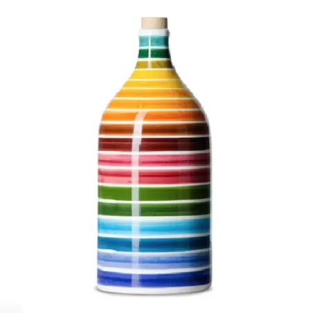 Orcio in ceramica - Arcobaleno jeroboam - Frantoio Muraglia