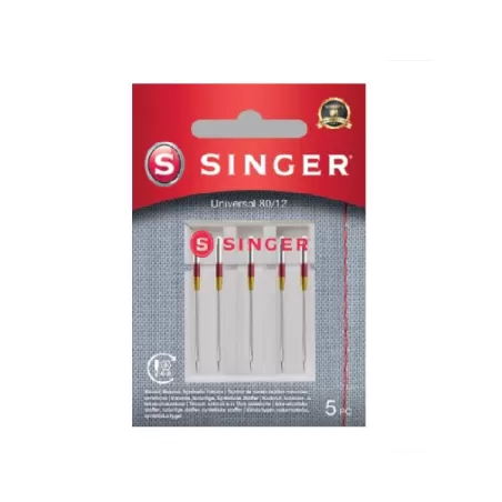 Aghi universali per macchine da cucire domestiche misura 80 - Singer