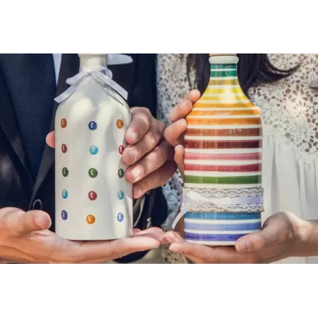 Orcio in ceramica per bomboniera - Pois Ml. 100 - Frantoio Muraglia