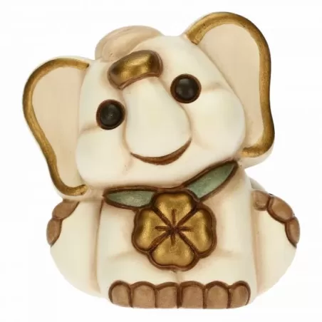Mini elefante con quadrifoglio portafortuna - Thun