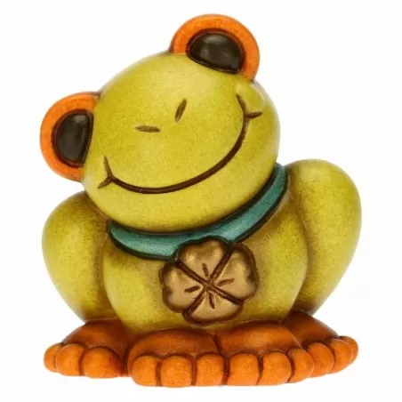 Mini rana con quadrifoglio portafortuna - Thun