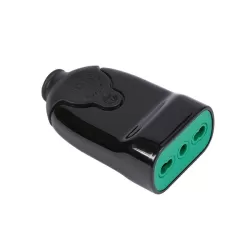 Presa diritta 10/16 amper nera