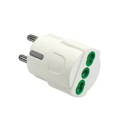 Adattatore spina schuko presa 10-16 apmer bianco