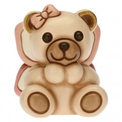 Teddy Lei con ali rosa in ceramica, piccolo - Thun