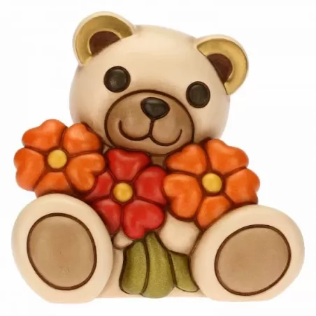 Teddy primavera con fiori colorati - Thun