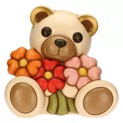 Teddy primavera con fiori maxi - Thun