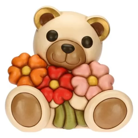 Teddy primavera con fiori maxi - Thun