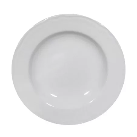 Piatto piano 26 caprera bianco