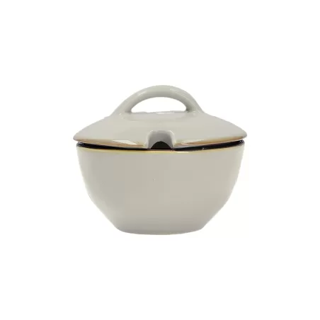 Concerto grigio perla, Zuccheriera 250 Cc., Cm. 11 - Rose & Tulipani