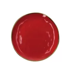 Concerto rosso fuoco, Piatto piano Cm. 27 - Rose & Tulipani