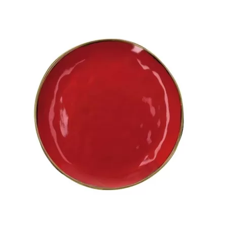 Concerto rosso fuoco, Piatto piano Cm. 27 - Rose & Tulipani