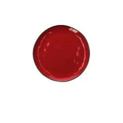 Concerto rosso fuoco, Piatto frutta Cm. 20 - Rose & Tulipani