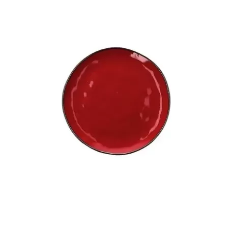 Concerto rosso fuoco, Piatto frutta Cm. 20 - Rose & Tulipani