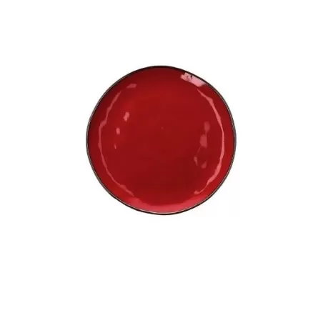 Concerto rosso fuoco, Piatto frutta Cm. 20 - Rose & Tulipani