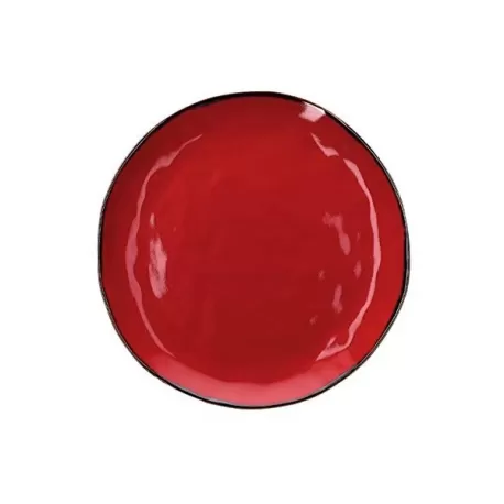 Concerto rosso fuoco, Vassoio rotondo Cm. 32 Cm. - Rose & Tulipani