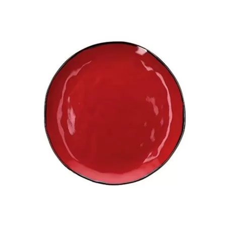 Concerto rosso fuoco, Vassoio rotondo Cm. 32 Cm. - Rose & Tulipani