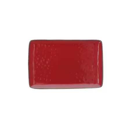 Concerto rosso fuoco, Vassoio rettangolare Cm. 20x13 - Rose & Tulipani