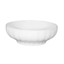 Insalatiera costolata napoli Cm.26 bianca