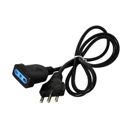 Prolunga Mt.5 spina 16 amper presa 10/16 amper nera