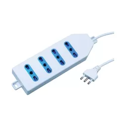Presa multipla 4 prese bipasso