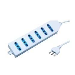 Presa multi 6 prese bipasso