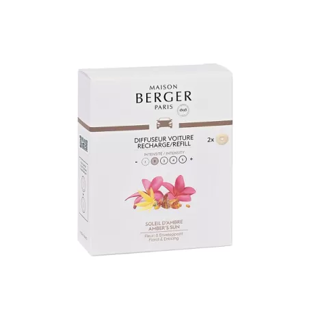 Ricarica in ceramica per Auto Soleil d'Ambre / Sole d'ambra - Lampe Berger