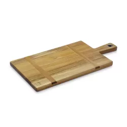 Wood, Tagliere con intarsi 47x20xh 2 cm - Giannini