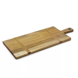 Wood, Tagliere con intarsi 56x23xh 2 cm - Giannini