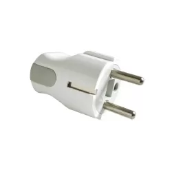 Spina schuko 16 amper bianca