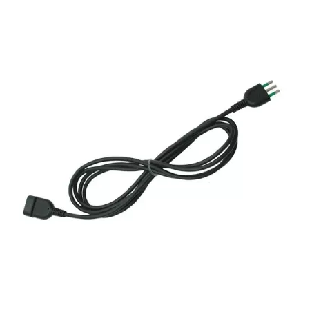 Prolunga Mt.5 spina 10 amper presa 10 amper nera