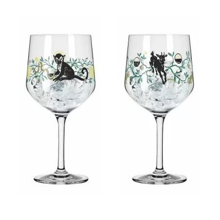 Calice Gin Tonic "Fabelkraft" - Scimmia e Capra - Ritzenhoff