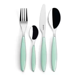 Set 24 posate 'feeling' verde acqua - Guzzini