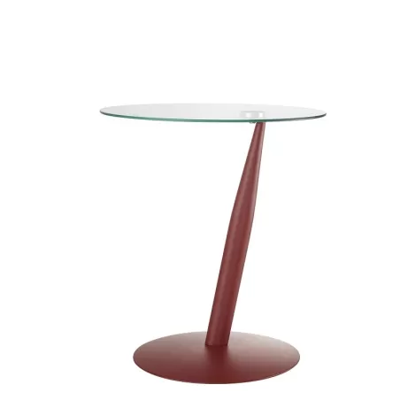 Tavolinetto rosso merlot Cm. 45x50 h. - L'oca Nera