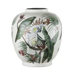 Vaso basso Cm. 26x29 h. - L'oca Nera