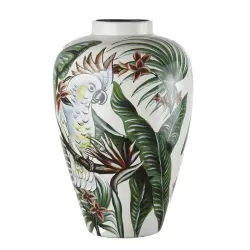 Vaso alto Cm. 24x37 h. - L'oca Nera