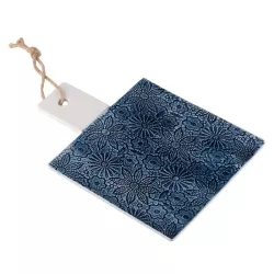 Tagliere Quadrato Grande Blu - L'oca Nera